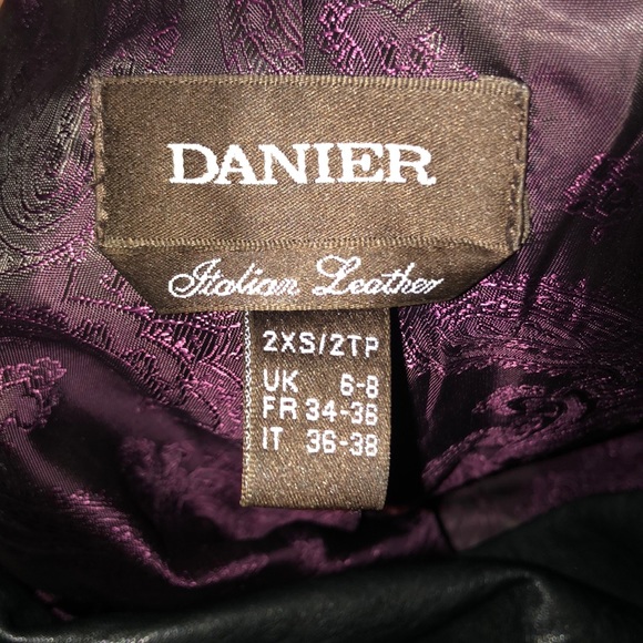 Daniel black leather jacket - Picture 4 of 4